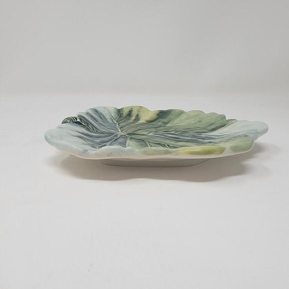 Fitz And Floyd Matching Leaf Plate & Bowl Wall Decor Home Decor Set of 2 - Picture 15 of 16
